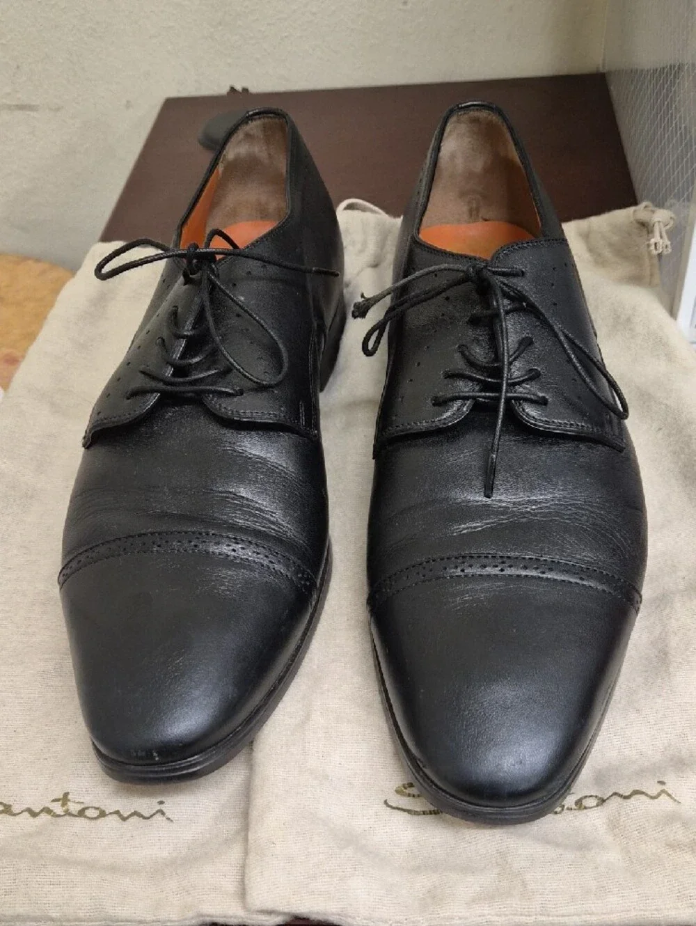 Santoni elegant black